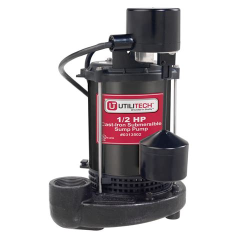 Power is there at the pump but it just wont come on. . Utilitech submersible pump not working